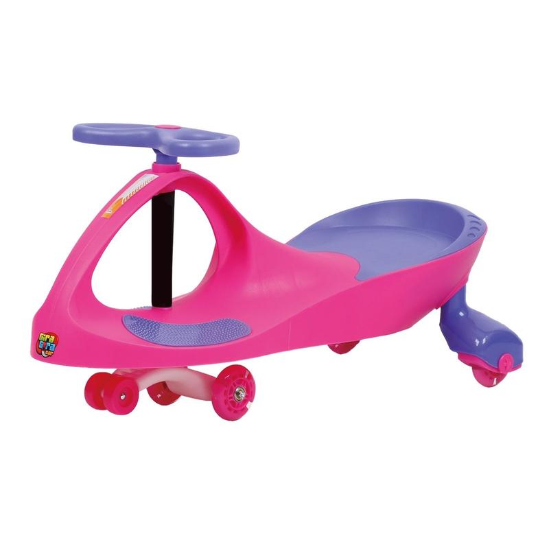 Carrinho Infantil Gira Gira Com Led Colorido Rolimã Fenix
